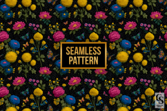 Wildflowers and Butterflies Digital Paper Product Image 4