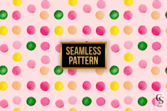 Watercolor Summer Polka Dots Pattern Product Image 4