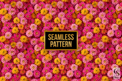 Pink Summer Lantana Flowers Digital Paper Product Image 4