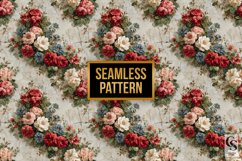 Vintage Floral Garden Seamless Patterns Product Image 2