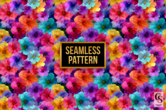 Multi Colored Flowers Seamless Patterns Product Image 4
