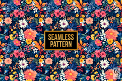 Colorful Botanical Flower Pattern Product Image 4