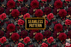 Gothic Floral Garden Seamless Patterns Product Image 4