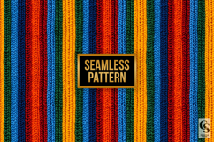 Rainbow Knitted Stripes Seamless Patterns Product Image 4