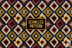 Navajo Knitted Blanket Seamless Pattern Product Image 2