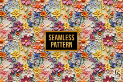 3D Oil Painted Flowers Patterns Product Image 4