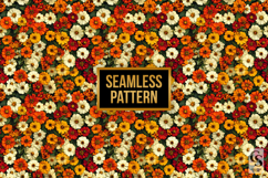 Blooming Zinnia Flowers Digital Papers Product Image 5