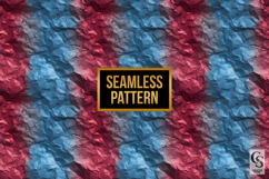 Red Blue Foil Texture Seamless Patterns Product Image 2