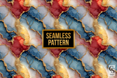 Patriotic Luxury Marble Seamless Patterns Product Image 2