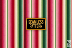 Mexican Summer Watermelon Serape Digital Paper Product Image 5