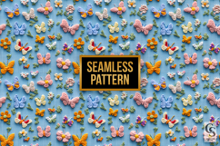 Spring Crochet Butterflies, Handmade Yarn Butterfly Patterns Product Image 4