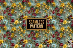 Wild Meadow Flowers Seamless Patterns Product Image 4