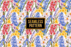 Colorful Spring Wildflowers Seamless Pattern Product Image 2