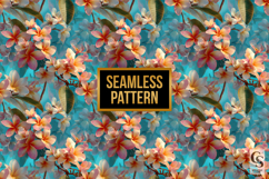 Spring Plumeria Flowers Pattern | Fresh Tropical Florals Product Image 2
