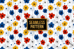 Cute Minimal Floral Seamless Pattern Product Image 3