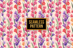Watercolor Summer Flowers Patterns Product Image 2