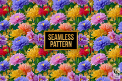 Bright Luxury Flowers Digital Paper Product Image 3