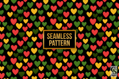 Black History Month Hearts Seamless Patterns Product Image 4