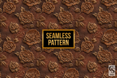 Boho Cowgirl Leather Floral Seamless Patterns Product Image 2