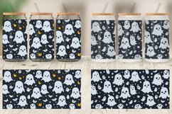 Glass Can Wraps Pattern Cute Ghosts Product Image 3