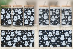 Glass Can Wraps Pattern Cute Ghosts Product Image 4