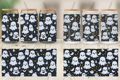 Glass Can Wraps Pattern Cute Ghosts Product Image 5