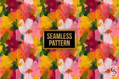 Abstract Painted Flowers Digital Papers Product Image 5