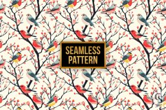 Spring Chirping Birds Seamless Patterns Product Image 2