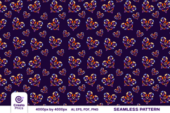 seamless pattern-love pattern-romantic-scrapbook paper-digital-background-surface pattern-repeat