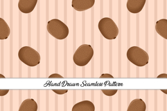 Summer Kiwi Fruit Seamless Pattern | Fruit Digital Paper Product Image 1