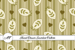 Fall Coquette Stripe Seamless Pattern Seamless Pattern Product Image 1