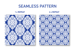 Scandinavian Flower Seamless Pattern | Flower Digital Paper Product Image 2