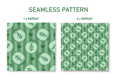 Fall Coquette Stripe Seamless Pattern | Fall Digital Paper Product Image 2