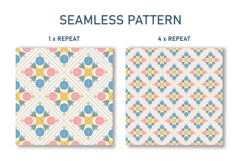 Folk Art Flower Seamless Pattern | Flower Digital Paper Product Image 2