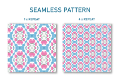 Folk Flower Seamless Pattern | Flower Digital Paper Product Image 2