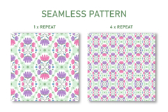 Flower Seamless Pattern | Flower Digital Paper Product Image 2
