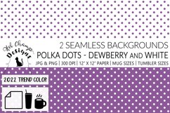 Seamless pattern polka dots purple dewberry white minimalist art scrapbooking sublimation mugs tumblers