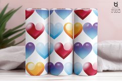 Seamless Little Heart Pattern Sublimation Tumbler Design Product Image 12