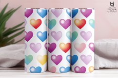 Seamless Little Heart Pattern Sublimation Tumbler Design Product Image 2