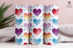 Seamless Little Heart Pattern Sublimation Tumbler Design Product Image 4
