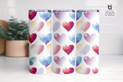 Seamless Little Heart Pattern Sublimation Tumbler Design Product Image 5