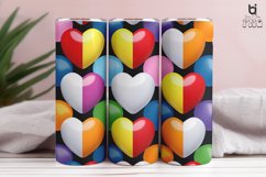 Seamless Little Heart Pattern Sublimation Tumbler Design Product Image 6