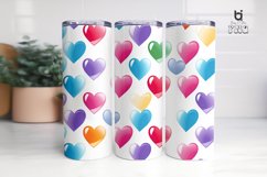 Seamless Little Heart Pattern Sublimation Tumbler Design Product Image 7
