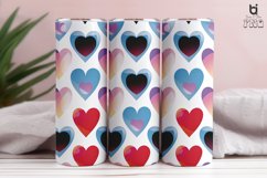 Seamless Little Heart Pattern Sublimation Tumbler Design Product Image 8