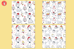Seamless pattern with dogs in caps Product Image 2