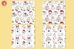 Seamless pattern with dogs in caps Product Image 3