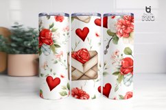 Seamless Hearts Love Pattern Tumbler Design Product Image 4