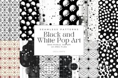 Black and White Pop Art Seamless Patterns Bundle Product Image 2