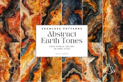 Abstract Earth Tones Seamless Patterns Bundle Product Image 2
