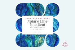 Nature Line Gradient Seamless Patterns Bundle Product Image 3
